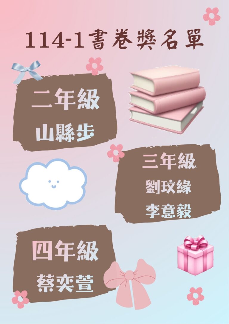 114-1書卷獎